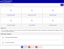Tablet Screenshot of pharmaceuticalrawmaterials.com